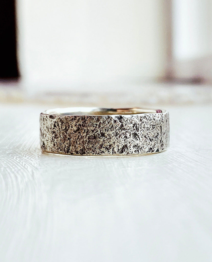 Concrete Wedding Band - Nested Yellow Jewelry Co.